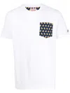 Mc2 Saint Barth T-shirt Con Tasca Stampa Ducky Blanche01235b