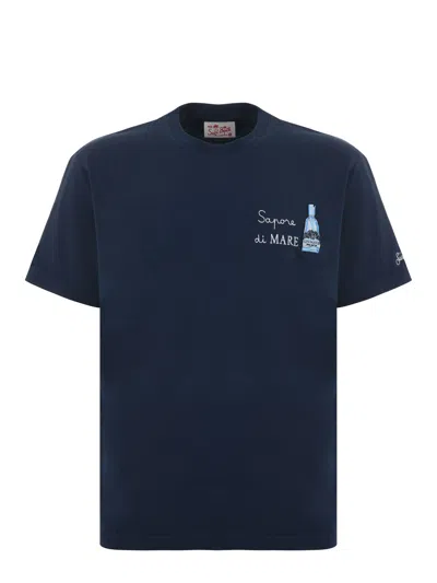 Mc2 Saint Barth T-shirt In Blu Scuro