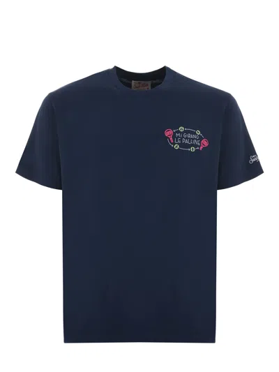 Mc2 Saint Barth T-shirt In Blu Scuro