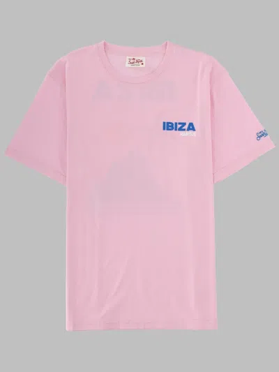 Mc2 Saint Barth T-shirt Con Stampa In Pink
