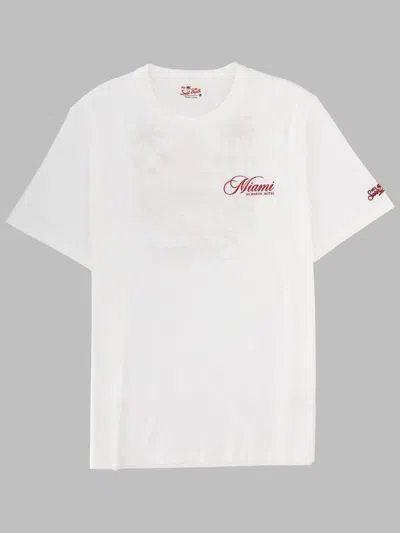 Mc2 Saint Barth T-shirt Con Stampa In White