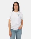 Mc2 Saint Barth T-shirt Crew Neck In Cotton - Bubbles Queen 01n Rhinestone Emb In White
