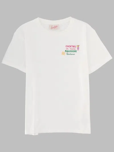 Mc2 Saint Barth T Shirt "emilie" In White