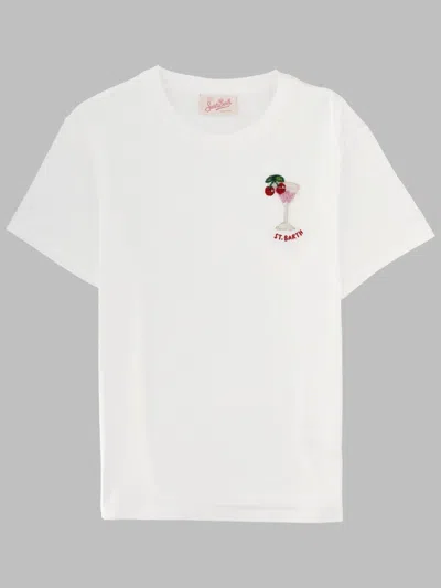Mc2 Saint Barth T Shirt "emilie" In White