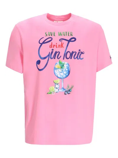 Mc2 Saint Barth T-shirt Gin Tonic In Pink