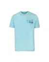 Mc2 Saint Barth T-shirt Girocollo Ho Voglia Di Amare Azzurra