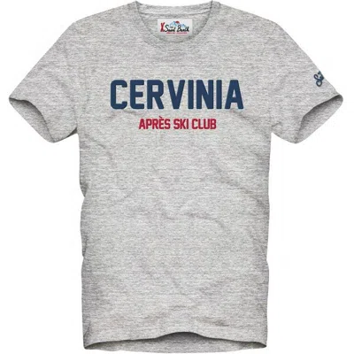 Mc2 Saint Barth T-shirt Man  - Arnott Cervinia Apres Ski 15ml - Grey In Gray