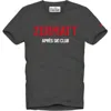 Mc2 Saint Barth T-shirt Man  - Arnott Zermatt Opens Ski 00 - Black In Black