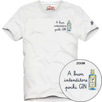 Mc2 Saint Barth T-shirt Man  - Connoisseur Gin 01n Emb - N.d.