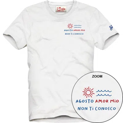 Mc2 Saint Barth T-shirt Man  - Portfino August Amor 01n Emb - N.d.