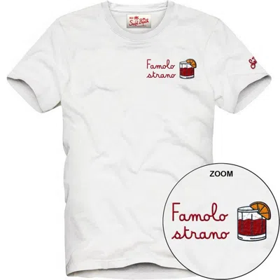 Mc2 Saint Barth T-shirt Man  - Portfino Famolo Strange 01n Emb - N.d.