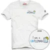 Mc2 Saint Barth T-shirt Man  - Portfino Gintleman 01n Emb - N.d. In White