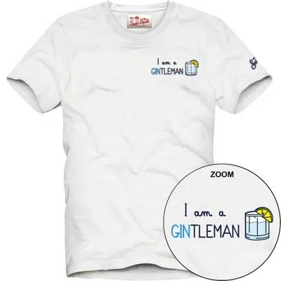 Mc2 Saint Barth T-shirt Man  - Portfino Gintleman 01n Emb - N.d.