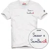 Mc2 Saint Barth T-shirt Man  - Portfino Sambarth 01n Emb - N.d. In White