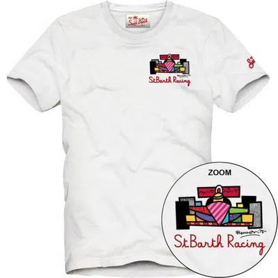 Mc2 Saint Barth T-shirt Man  - T-shirt Man Britto Race 01n Emb - N.d.