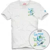 Mc2 Saint Barth T-shirt Man  - T-shirt Man Gin Glaze 01n Emb - N.d. In White