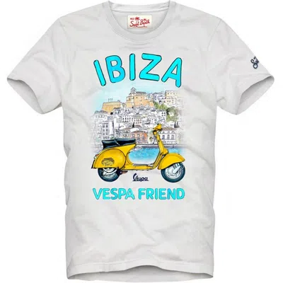 Mc2 Saint Barth T-shirt Man  - T-shirt Man Ibiza Vespa 01n - N.d.