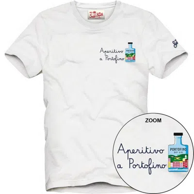 Mc2 Saint Barth T-shirt Man  - T-shirt Man Portofino Aperitivo 01n Emb - N.d.