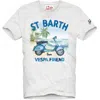 Mc2 Saint Barth T-shirt Man  - T-shirt Man Sb Vespa Friend 01n - N.d. In White