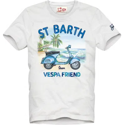 Mc2 Saint Barth T-shirt Man  - T-shirt Man Sb Vespa Friend 01n - N.d.