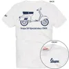 Mc2 Saint Barth T-shirt Man  - T-shirt Man Sbarth Vespa 01n - N.d. In White