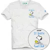 Mc2 Saint Barth T-shirt Man  - T-shirt Man Snoopy Padel Club 01n Emb - N.d. In White