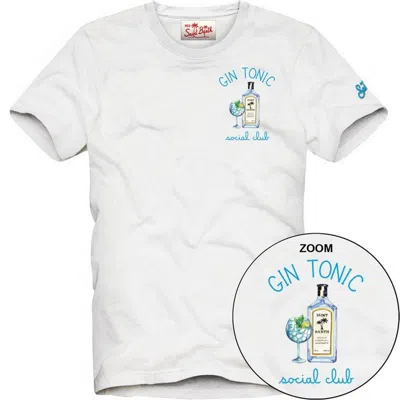 Mc2 Saint Barth T-shirt Man  - Thisrt Man Social Gin 01n Emb - N.d.