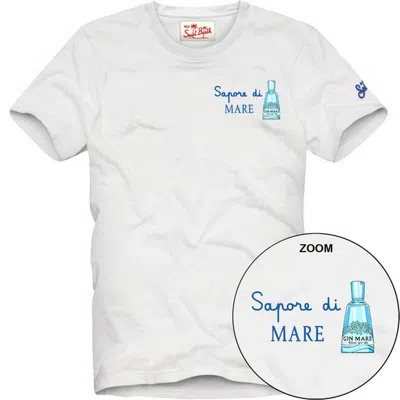 Mc2 Saint Barth T-shirt Man  - Tshirt Man Flavor Sea Gin 01n Emb - N.d.