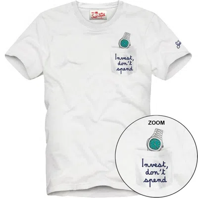 Mc2 Saint Barth T-shirt Man  Aus0001 05140h In White