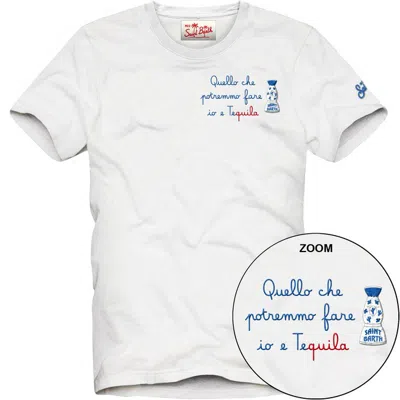 Mc2 Saint Barth T-shirt Man  Pot0001 01164h In White