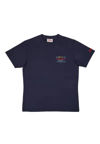 Mc2 Saint Barth T-shirt Man  Pot0001 05207h In Blue