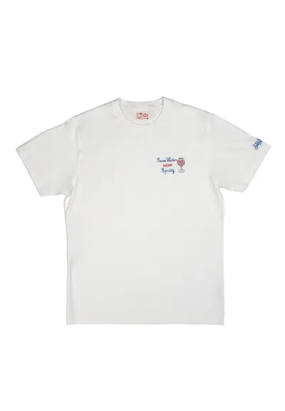Mc2 Saint Barth T-shirt Man  Pot0001 05267h In White