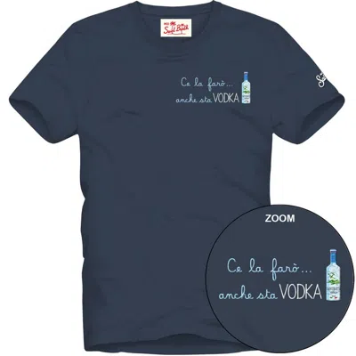 Mc2 Saint Barth T-shirt Man  Pot0001 05288h In Blue