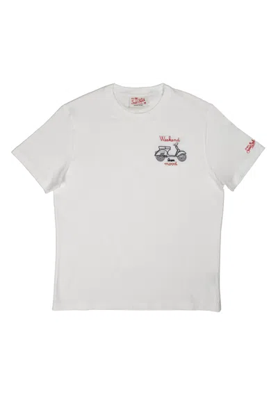 Mc2 Saint Barth T-shirt Man  Tshm001 02653h In White