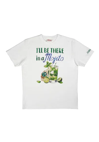 Mc2 Saint Barth T-shirt Man  Tshm001 05707h In White