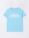 Mc2 Saint Barth T-shirt  Kids Color Gnawed Blue In アジュール