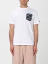 Mc2 Saint Barth T-shirt Con Tasca Stampa Ducky Blanche01235b