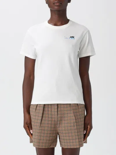 Mc2 Saint Barth T-shirt  Woman Color Multicolor In White