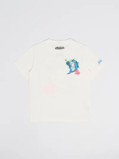 Mc2 Saint Barth Kids' T-shirt T-shirt In Bianco