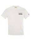 MC2 SAINT BARTH T-SHIRT WITH CHEST PRINT