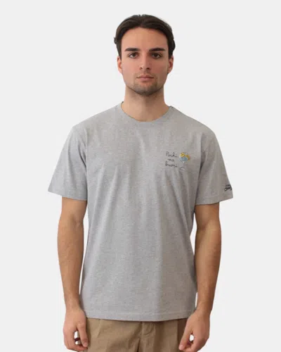 Mc2 Saint Barth T-shirt With Embroidery - Few Good 15ml In Gray