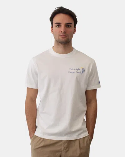 Mc2 Saint Barth T-shirt With Embroidery - Got Padel 01n In White