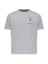 Mc2 Saint Barth T-shirt With Embroidery And One Piece Print In Gray