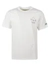 Mc2 Saint Barth T-shirt With King Of Padel Embroidery In White