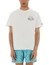 Mc2 Saint Barth Cotton Classic T-shirt Clothing In Brown