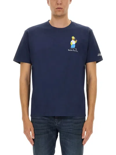 MC2 SAINT BARTH T-SHIRT WITH PRINT