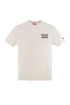 Mc2 Saint Barth T-shirt With Print On Chest And Back In White