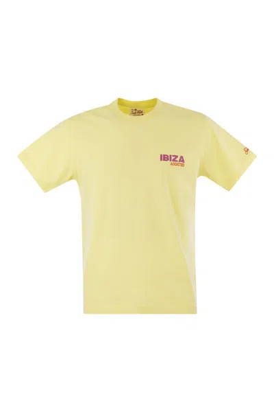 MC2 SAINT BARTH MC2 SAINT BARTH T-SHIRT WITH PRINT ON CHEST AND BACK