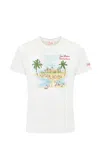 MC2 SAINT BARTH T-SHIRT WITH SES ILLETES FORMENTERA EMBROIDERY