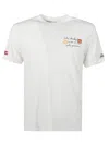 Mc2 Saint Barth T-shirt With Sole Whisky Embroidery And Youre In Pole Position In White